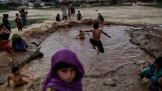 The Syrian civil war contributed to pushing the numbers of refugees and those displaced by conflict within their own nation to an -year high of . million worldwide by the end of , the U.N. refugee agency said Wednesday.