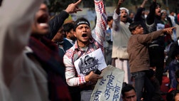 Five men pleaded not guilty Saturday after being formally indicted in a special court on  charges, including rape and murder, in the fatal gang rape of a woman in a New Delhi bus, a lawyer said.