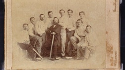 >Six-figure bids are expected when an auction house sells a rare 148-year-old baseball card that was discovered at a rummage sale in a rural area in the far northeastern state of Maine, the auction house manager said Wednesday.