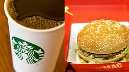 >Many travelers expensing food on the corporate card are opting for cheap fast-food options.