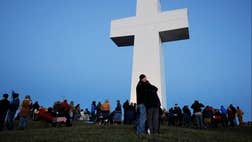 The U.S. Supreme Court has rejected a Buffalo Grove atheist's final appeal in his lawsuit challenging the use of state funds to renovate an -story cross atop southern Illinois' tallest peak, ending the legal dispute spanning more than two years.