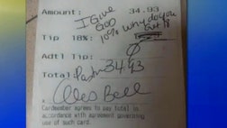 A waitress who posted a receipt with a note from a pastor complaining about the automatic gratuity added to her bill has reportedly been fired from her job.