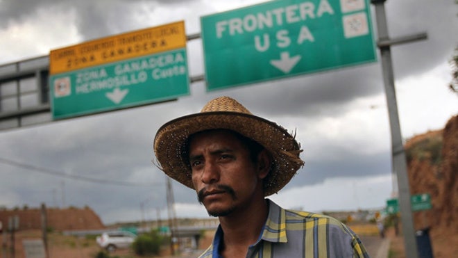 Deported Mexican walks near border