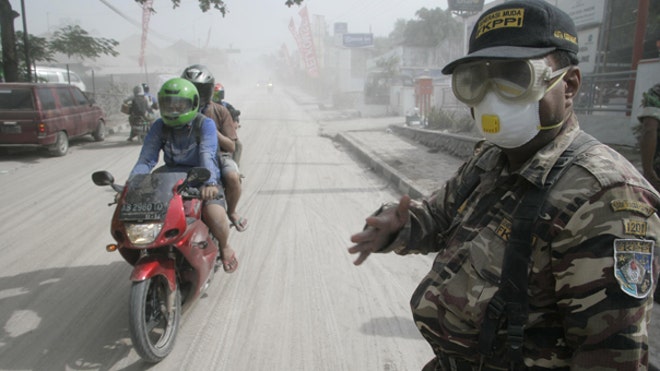 Indonesia Ash Fall