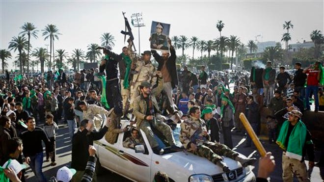 qaddafi supporters