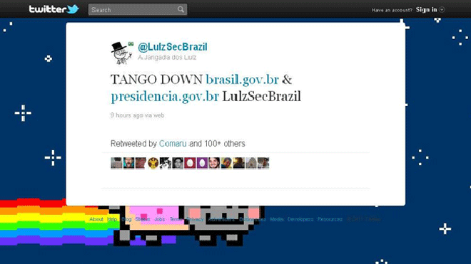 Lulz takes down brazil