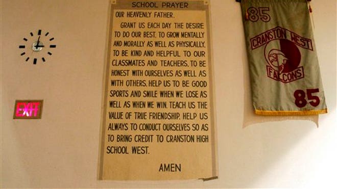Rhode Island Public School Prayer Banner