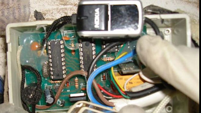 IED Connected to Cell Phone