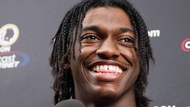 Redskins quarterback Robert Griffin III