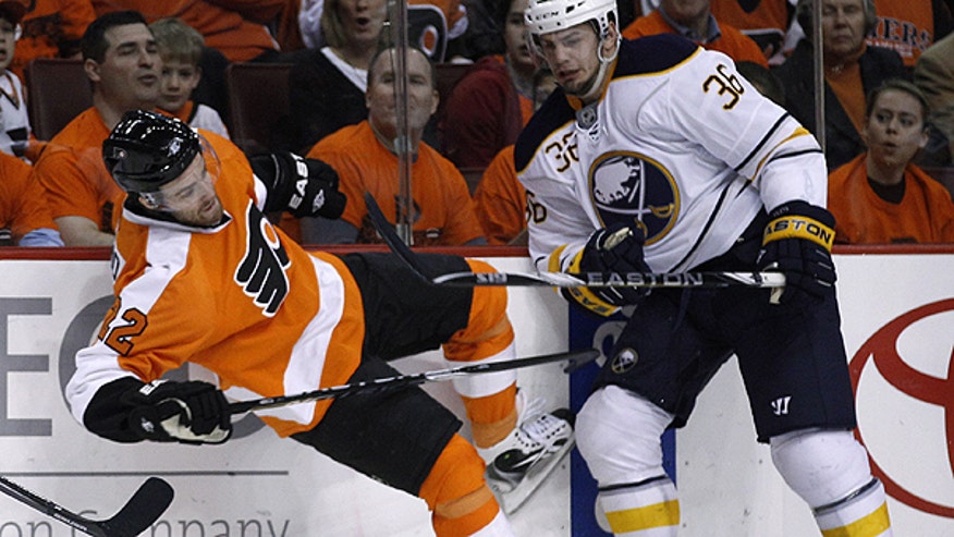 Flyers Sabres in Philadelphia AP