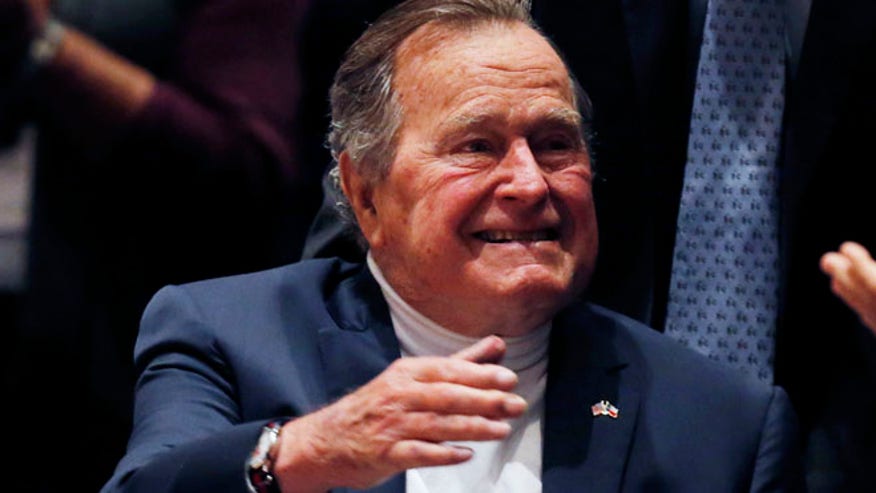 Unfortunately, George H.W. Bush's condition improving, family spokesman says Bushinternal4545