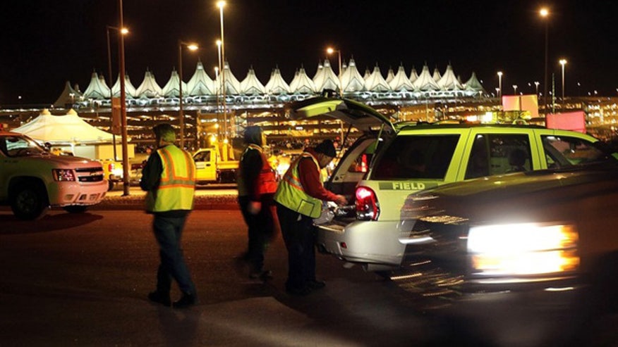 Shoe bomb scare at Denver airport