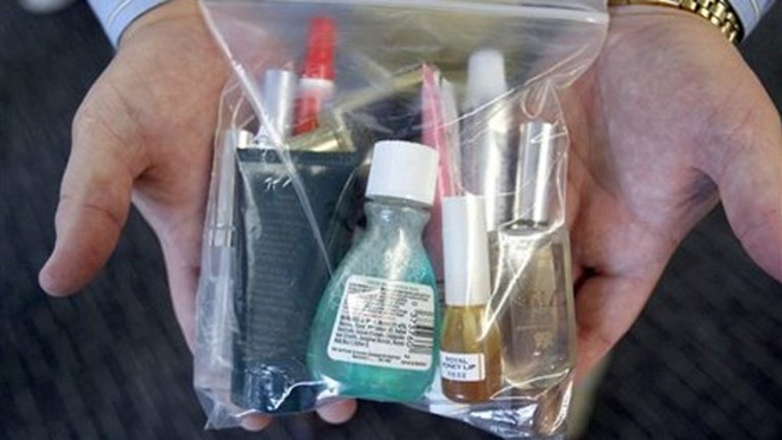 What toiletries can you take on an airplane?