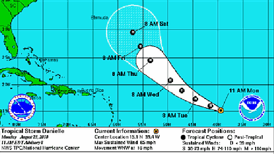 Tropical Storm Danielle