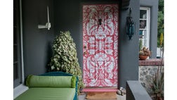 For little investment, swapping out the front door can make a big impact in overall curb appeal.