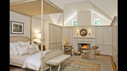 Sleeping quarters get glowing with fireplaces from subtle to splendorous, creating a most luxurious air of comfort.