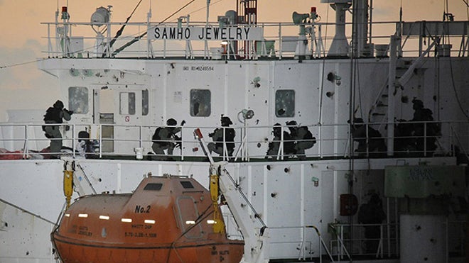SK rescues crew from pirates