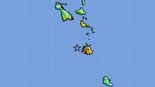 Vanuatu quake map