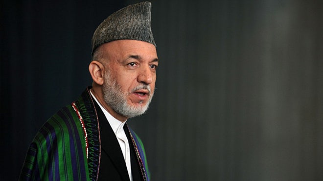 Karzai votes in Kabul