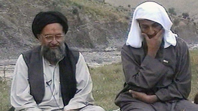 Bin Laden and Zawahri on TV