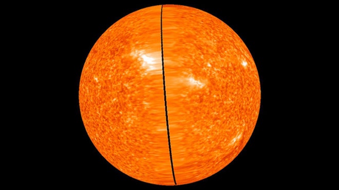 NASA first pic 360 sun