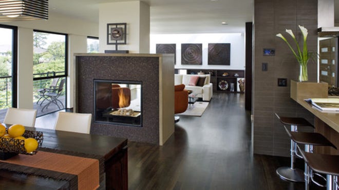 9 Gorgeously modern kitchen fireplaces | Fox News