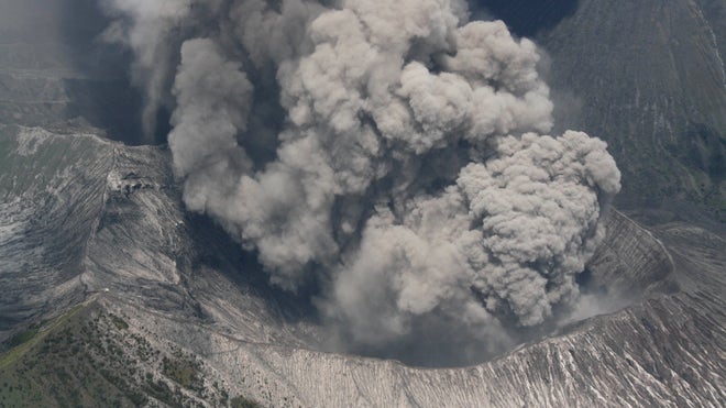 Indonesia Volcano: Mount Bromo Erupts