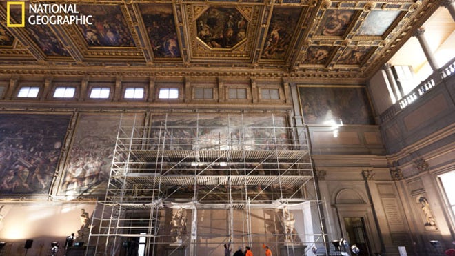 Leonardo da Vinci's "The Battle of Anghiari"