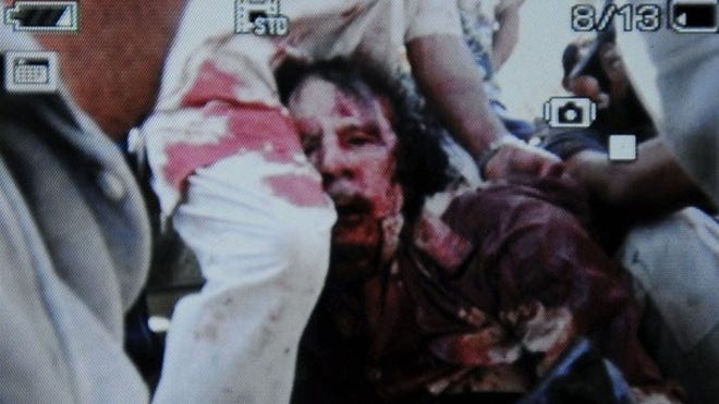 Qaddafi killed