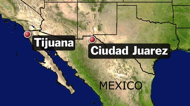 Tijuana and Ciudad Juarez