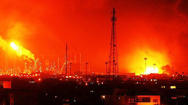 Oil Refinery Explosion