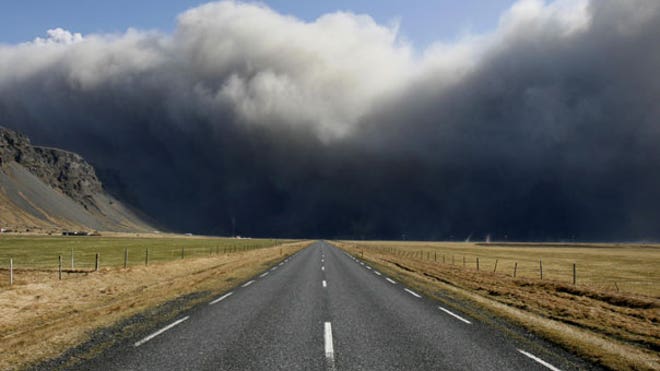 Ash Over Iceland