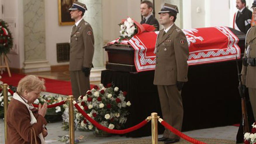 Polish President's Coffin