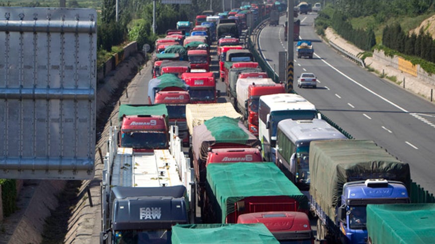 60 mi China traffic jam