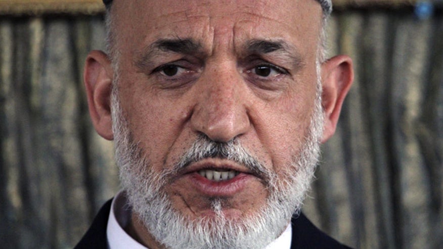 Karzai face close-up