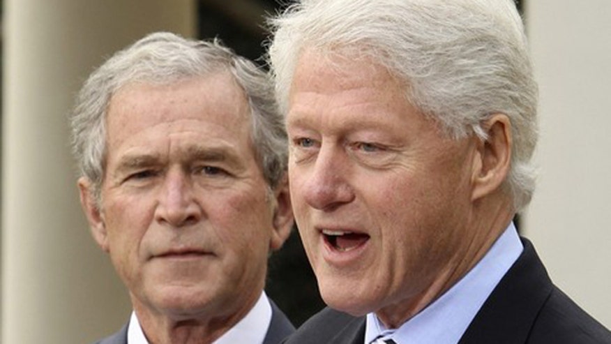 Bush and Clinton