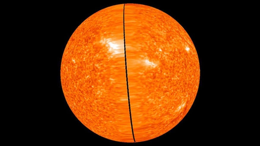 NASA first pic 360 sun