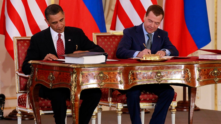 Obama Medvedev