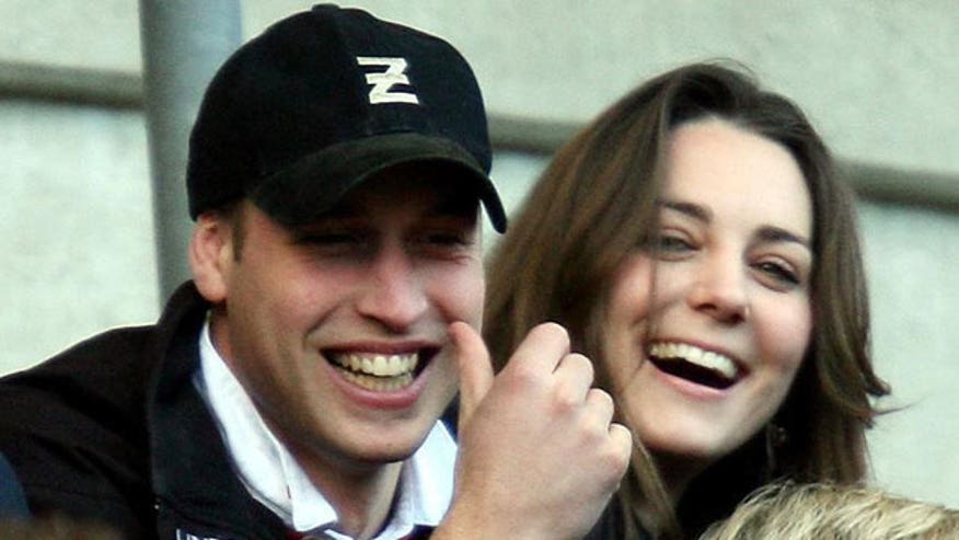 Engaged: Prince Williamand girlfriend Kate Middleton
