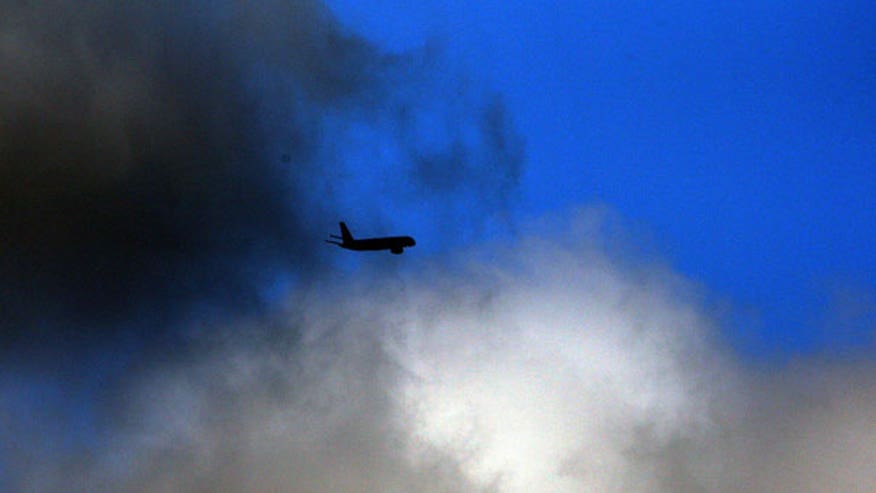 Plane Near Ash Cloud