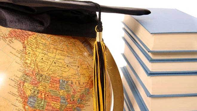 College-Cap-Globe-Text-Books