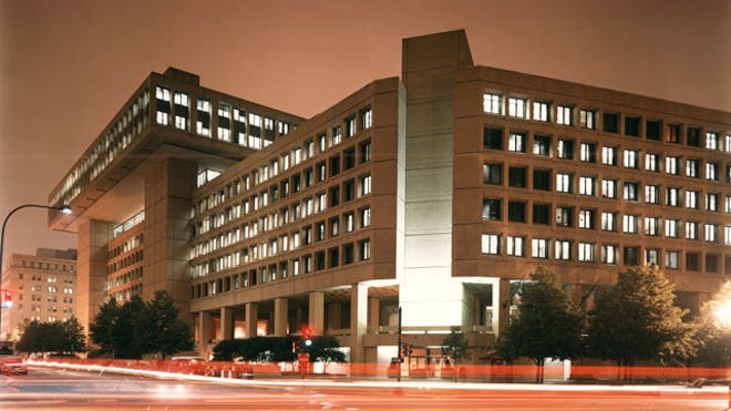 FBI-Headquarters-at-Night