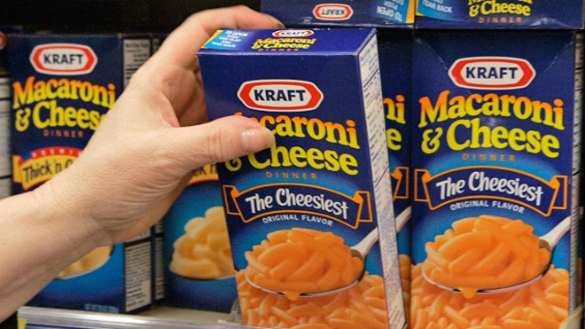 Kraft Macaroni Cheese Boxes Supermarket