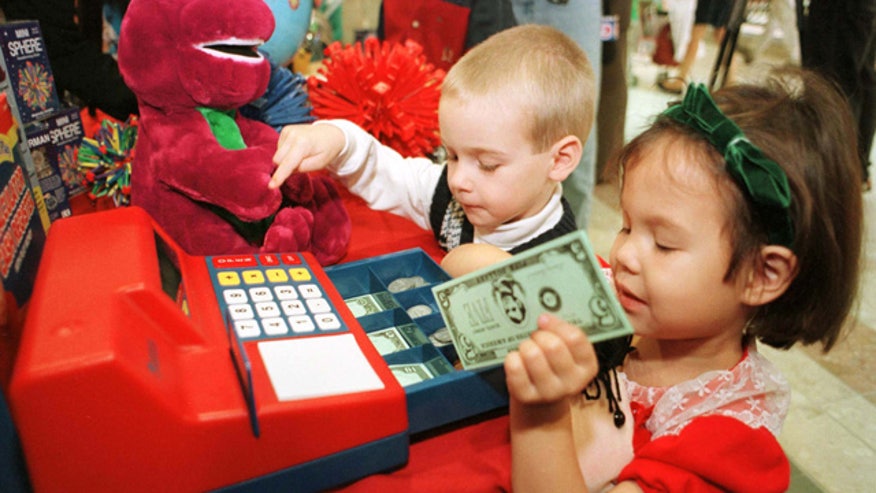 Children-Kids-Playing-Toys-Money-Barney