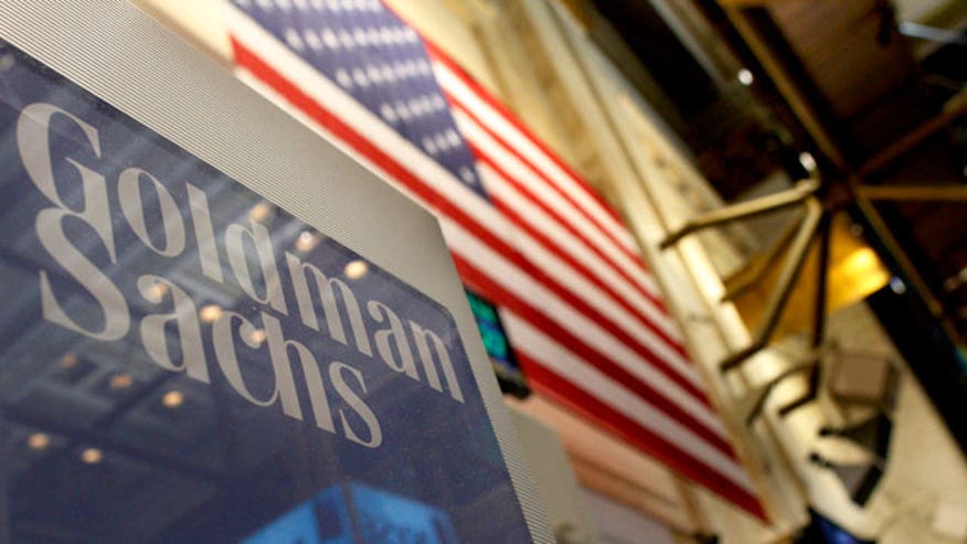 Goldman Sachs Sign at NYSE
