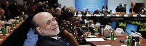 Federal Reserve Chairman Ben Bernanke painted an upbeat picture on Saturday for the potential of innovation to lift living standards, delivering a sweeping look at the last  years that included memories of his  South Carolina home.