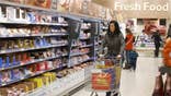 Tesco  executives will not receive a bonus in the current financial year unless they can reverse a decline in profits at Britain's biggest supermarket operator, the company said in its annual report on Thursday.
