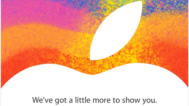 Apple October 23 2012 Invite