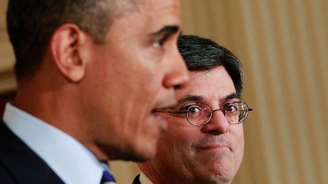 Jack Lew, Treasury Department, Treasury Secretary, Obama and Lew