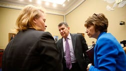 A top official at the agency acknowledged that it was 'embarrassing' how much the tax agency spent on training videos, including a Star Trek spoof, and other lavish expenses during a  conference in California.

GM Unveils Expands Free Maintenance | ATT Eyes Hulu | Senators Question VA Employees Doing Union Jobs